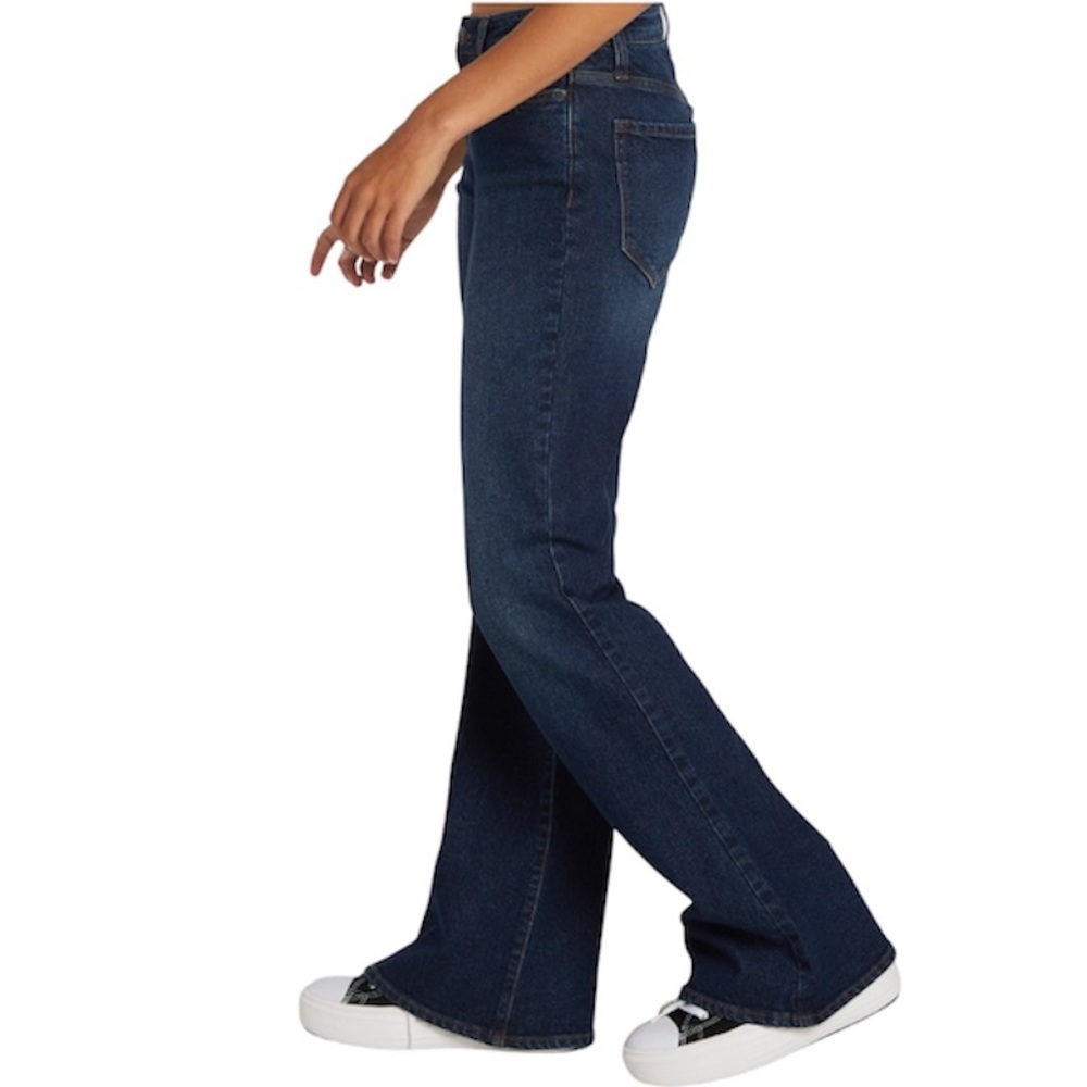 [RSQ] Women’s Dark Wash Low Rise Flare Jeans - Picture 3 of 6